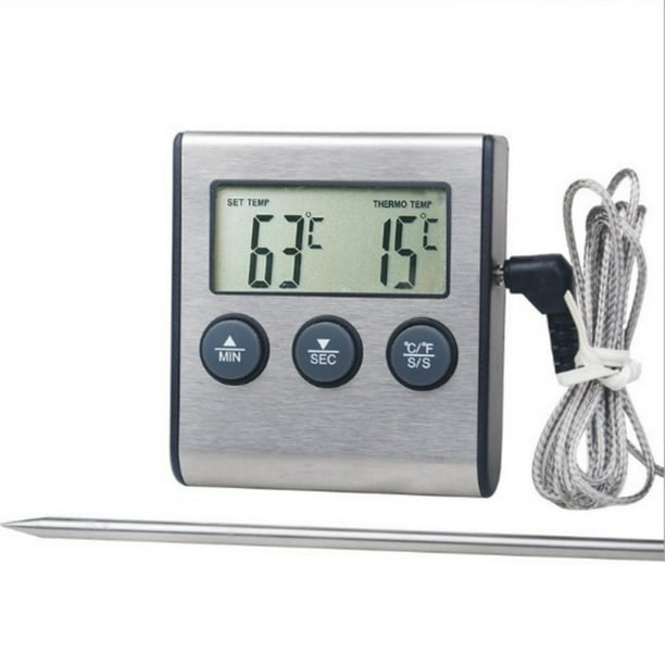 Digital Food Thermometer Kitchen BBQ Meat Cooking Temperature Probe